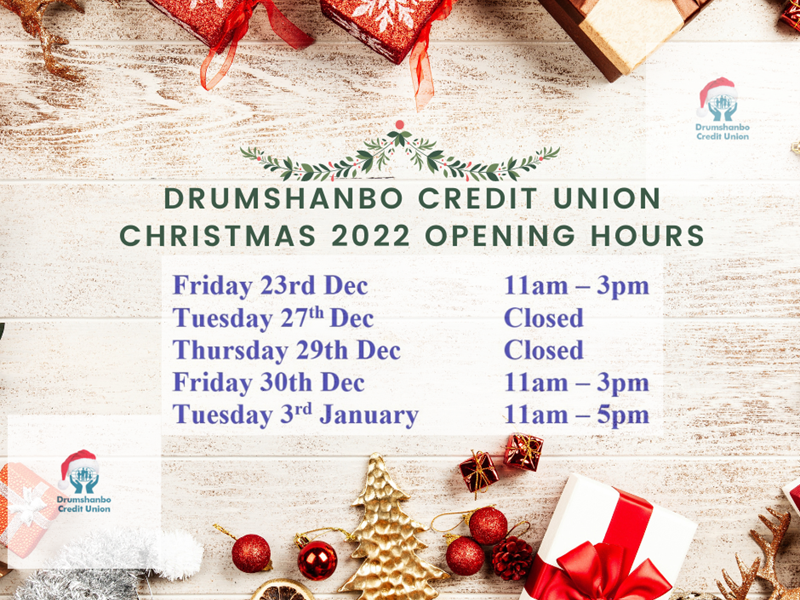 Christmas Opening Hours 2022