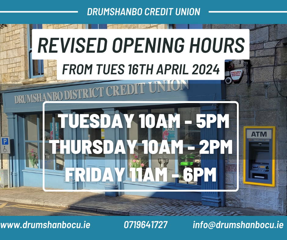 Revised Opening Hours