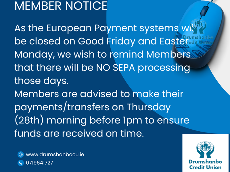 Member notice