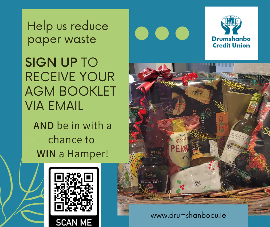 Help us Save paper - Sign up to receive your AGM booklet by email
